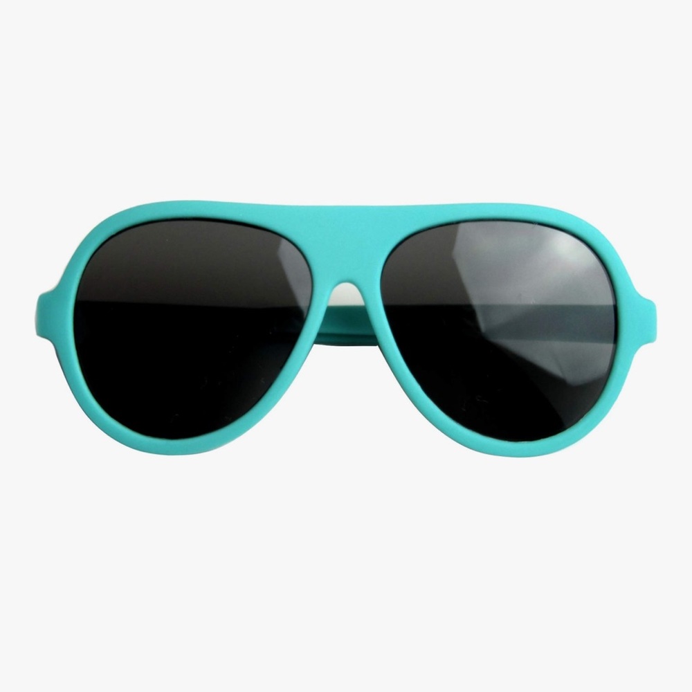 BIB-ON Sunglasses are Bendy and flexible (My first Sunglasses)Teal Aviator